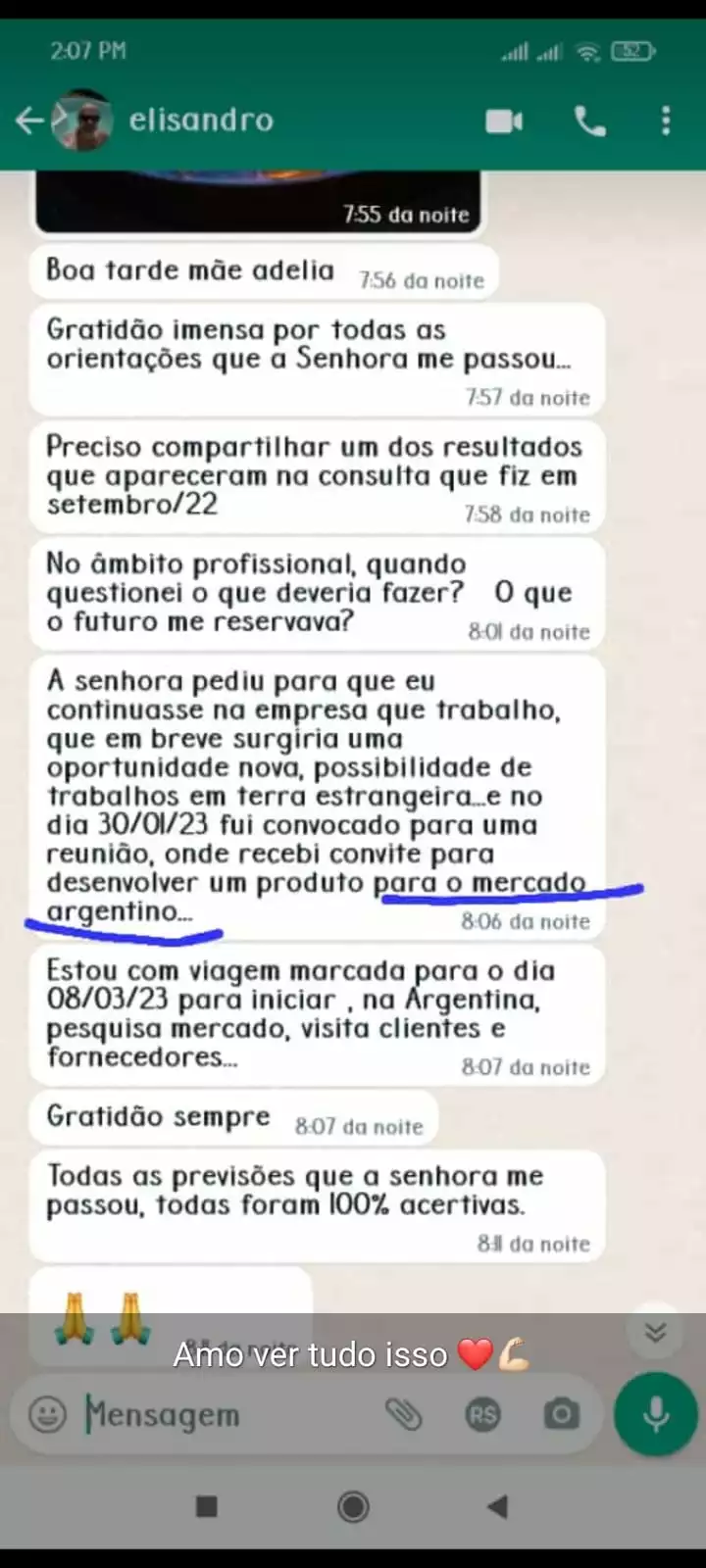 Depoimento Consulta Espiritual - Mãe Adélia e Gitana (5)