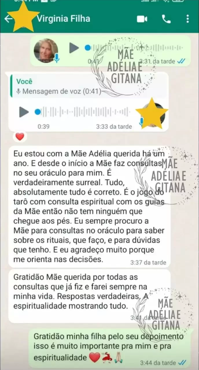 Depoimento Consulta Espiritual - Mãe Adélia e Gitana (6)
